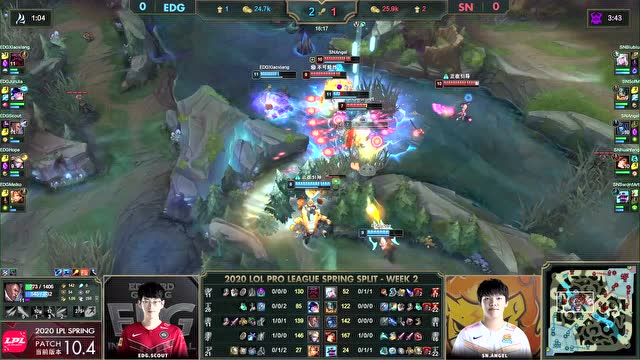 2020LPL春季赛第2周第4日 SN vs EDG 第1场免费观看