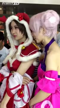 王者荣耀女英雄cosplay安琪拉VS小乔 你用的哪一个？免费观看