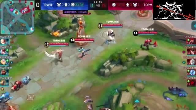 KPL秋季赛，老将几迟拿出赵云打野，RW侠7-0零封TOPM拿下一场胜利免费观看