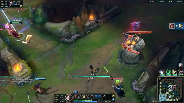 诺手一级的流血加点燃，直接就把亚索烫死了！免费观看