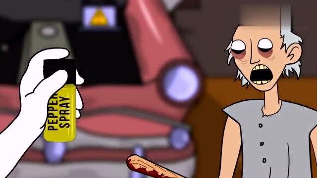 恐怖奶奶败给了一瓶胡椒喷雾免费观看