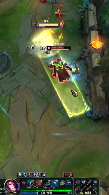 英雄联盟：如果这个剑姬去打职业，能打哭TheShy吗？免费观看