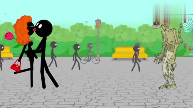 火柴人：僵尸抢了火柴人的婚戒，火柴人决定要报复它免费观看