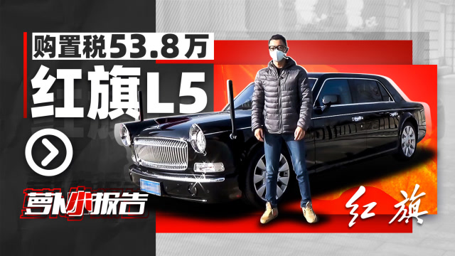 陳震試駕光購置稅就53.8萬的紅旗L5 - 蘿蔔小報告