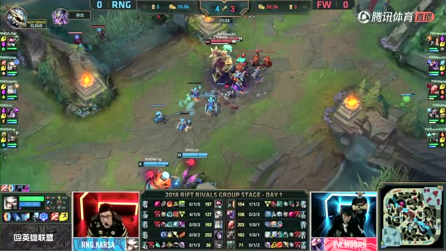[比赛视频]亚洲对抗赛Day1 RNG vs FW免费观看