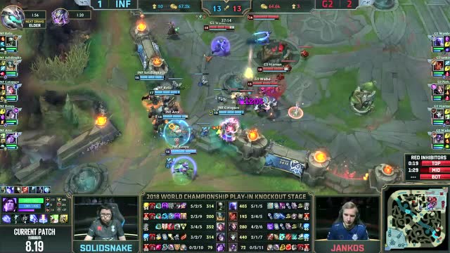 S8入围赛淘汰赛比赛视频 G2 vs INF 第4场免费观看