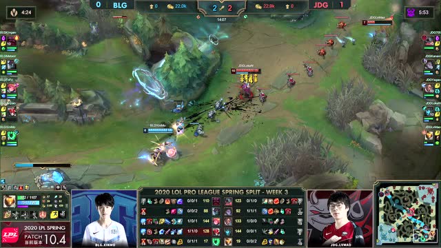 2020LPL春季赛第3周第3日 JDG vs BLG第2场免费观看