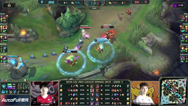 2020LPL春季赛第5周第1日 JDG vs SN 第1场免费观看