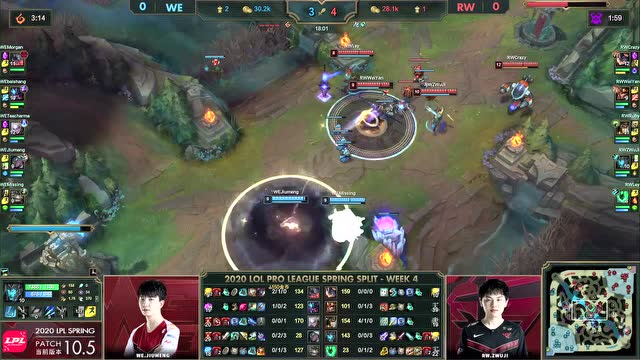 2020LPL第4周第2日 WE vs RW 第1场免费观看