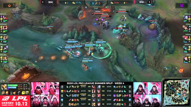LPL夏季赛W4D7 JDG vs RW 第3场免费观看