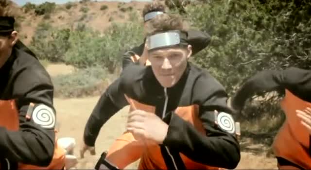 火影忍者真人版，鸣人大战小李，动作依旧那么华丽啊！免费观看