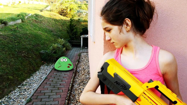 第五小队的伏击：真人版 少女 VS 小怪物，小游戏动画免费观看