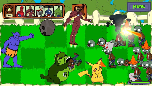 PVZ动画版，当各种英雄帮助戴夫，僵尸这下一个都跑不了免费观看