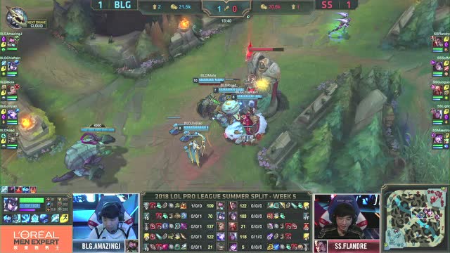LPL夏季赛比赛视频W4D4 SS vs BLG 第3场免费观看