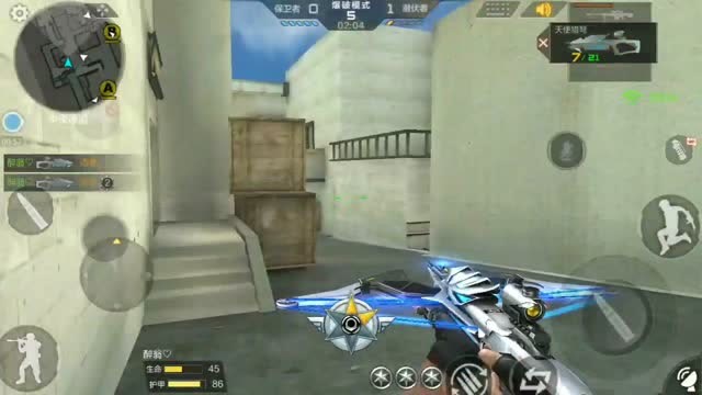 cf手游：排位被9发猎弩的土豪盯上是什么感觉？你跑不了的免费观看