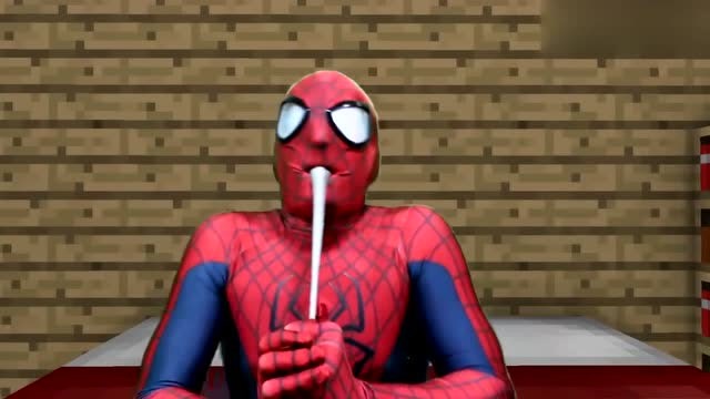 我的世界：蜘蛛侠帮助受伤市民疗伤，好有爱心！免费观看