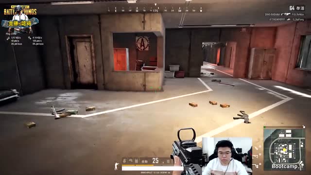 韦神单人四排自信跳点训练基地，结果被上下夹击，心态崩了！免费观看