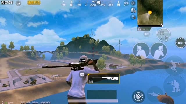 刺激战场：王牌大神一把AWM扫荡战场，打的敌人心惊胆战！免费观看