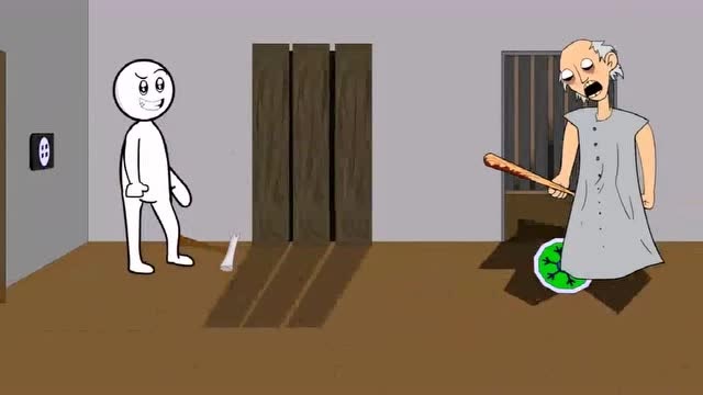 恐怖奶奶：火柴人把奶奶打惨了免费观看