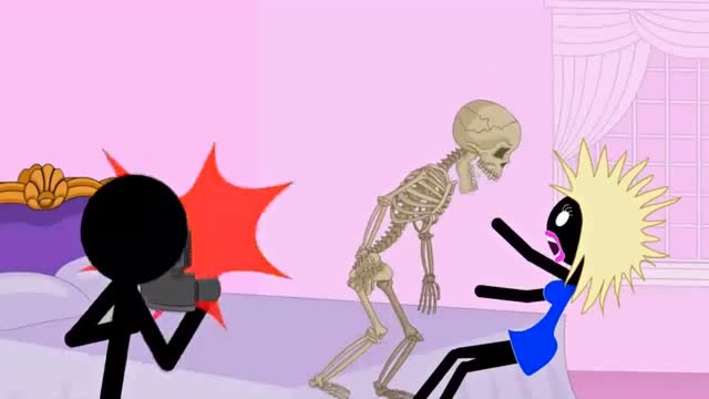 火柴人：小骷髅恶搞小夫妻免费观看