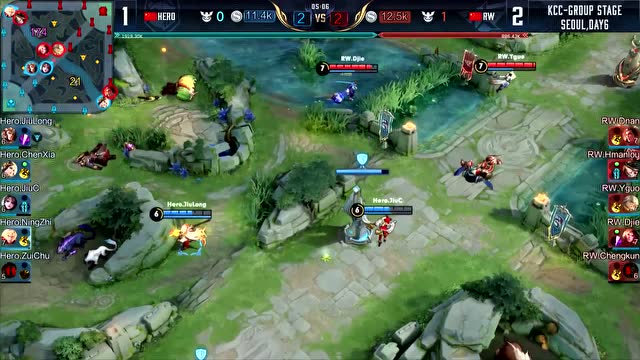 KCC王者荣耀世界冠军杯小组赛_RW vs HERO_4免费观看