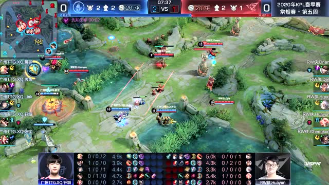 20200418KPL春季赛常规赛_W5D4 广州TTG.XQ vs RW侠_1免费观看