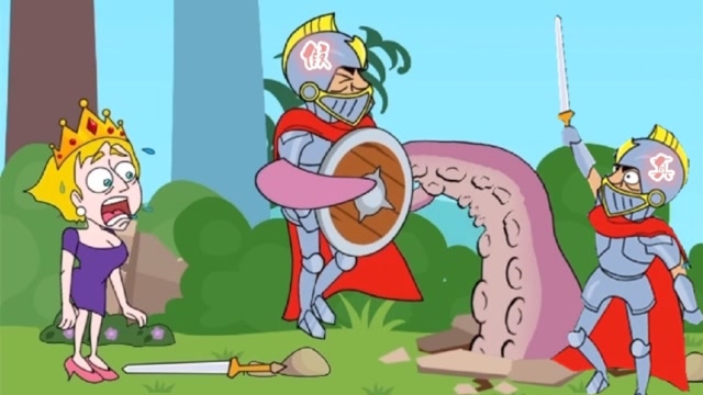 救救小姐姐：小姐姐打败妖怪，遇到真假两位勇士，假勇士太菜了！免费观看