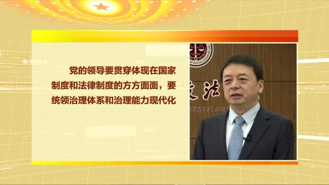 視頻專訪丨中國政法大學校長馬懷德:法治體系是國家治理的骨幹工程
