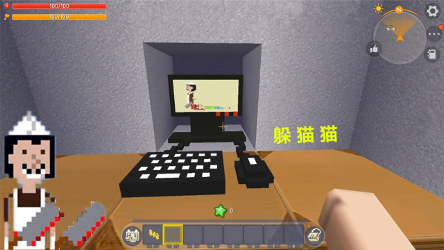 迷你世界《直播间躲猫猫》比屠夫躲猫猫还好玩，小伙伴藏得挺隐蔽免费观看