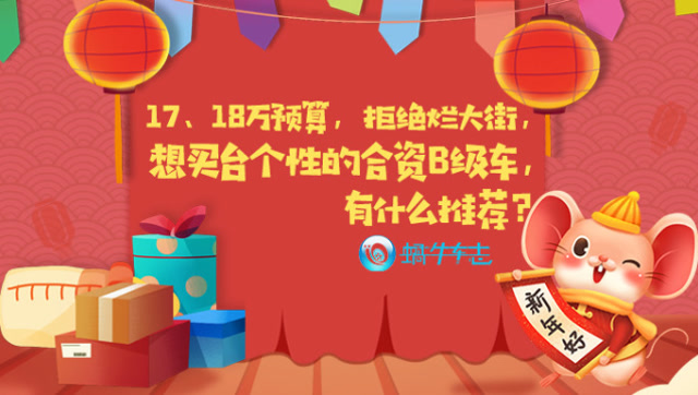 17、18萬預算,拒絕爛大街,想買臺個性的合資B級車,有什麼推薦?
