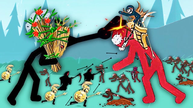 火柴人战争 黑巫师控制了巨人，还召唤出成群的僵尸！小熙解说免费观看