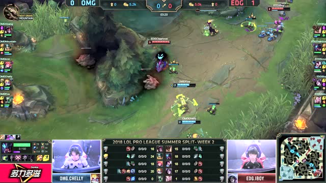 LPL夏季赛比赛视频W2D2 OMG vs EDG 第2场免费观看