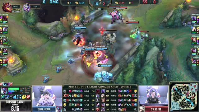 LPL夏季赛比赛视频W9D6 OMG vs SS 第1场免费观看