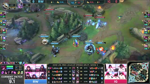 LPL春季赛比赛视频W2D1 IG vs RW 第1场免费观看