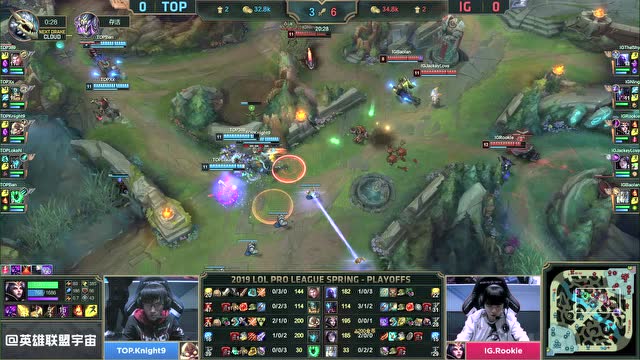 LPL春季赛季后赛比赛视频 IG vs TOP 第1场免费观看