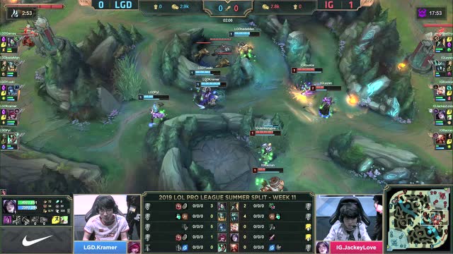 LPL夏季赛比赛视频W11D2 LGD vs IG 第2场免费观看