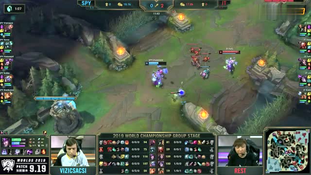 英雄联盟S9小组赛第4日 SPY vs JT免费观看