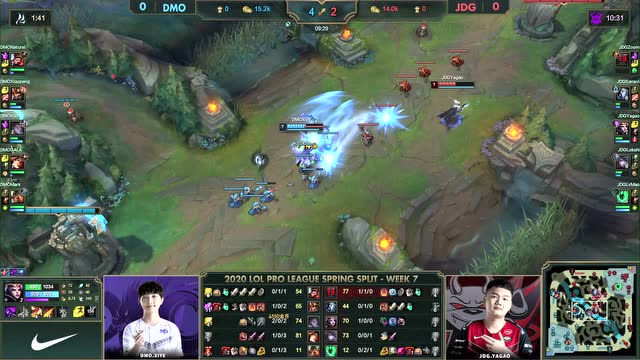 2020LPL春季赛W7D5 JDG vs DMO 第1场免费观看