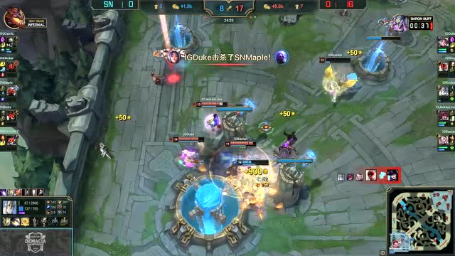 IG强势上高地 Rookie加里奥嘲讽三人赢团免费观看