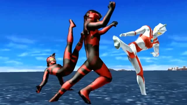 艾斯奥特曼变身金色后实力暴增，轻松打败了两名对手免费观看