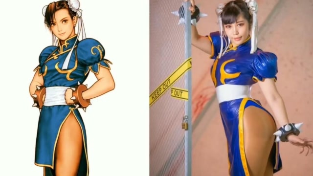 街霸真人模仿秀欣赏，春丽的还原度能给打9分免费观看