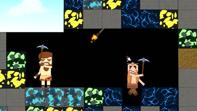 迷你世界动画第05集：洞悲带洞喜挖矿，洞悲不小心挖出岩浆免费观看