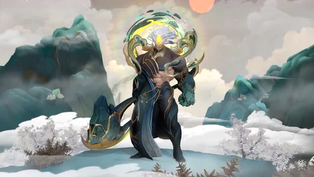 [王者荣耀]典韦山河志·五岳系列皮肤-岱宗展示视频免费观看