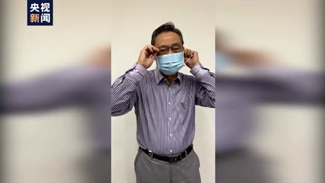 鍾南山院士示範正確摘口罩方法 快來學一學!