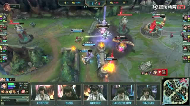 IG vs G2团战语音1：推塔推塔！不要上头！免费观看