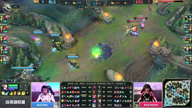 LPL春季赛比赛视频W9D3 EDG VS BLG 第3场免费观看