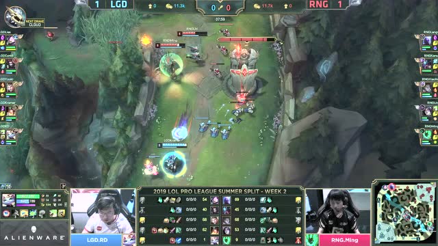 LPL夏季赛比赛视频W1D5 LGD vs RNG 第3场免费观看