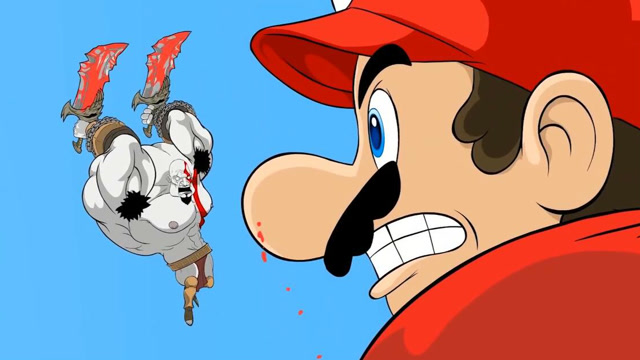 超级玛丽被双刀客追杀，吃蘑菇变成巨人也难逃一死？免费观看