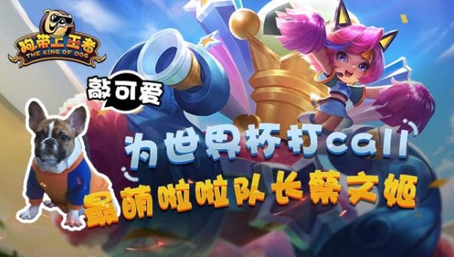 狗带上王者：为世界杯打call！最萌啦啦队长蔡文姬免费观看