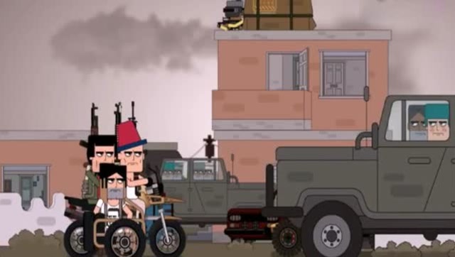 吃鸡动漫：呆鸡抢到空投枪，活该今天呆某扬名立万免费观看